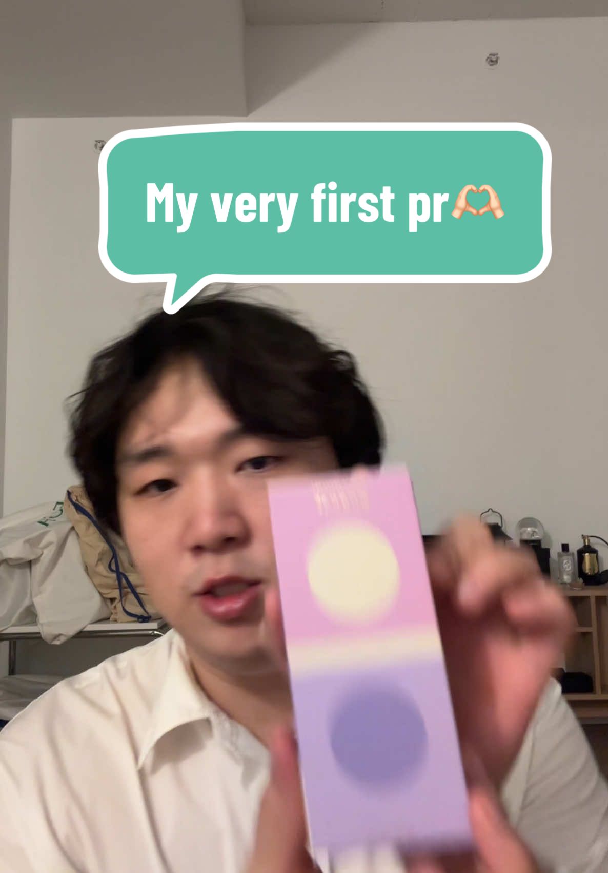 TikTok post by @harry.hj.kim for Arielle Shoshana. Caption reads: [...] scent, 20/10! Thank you so much....