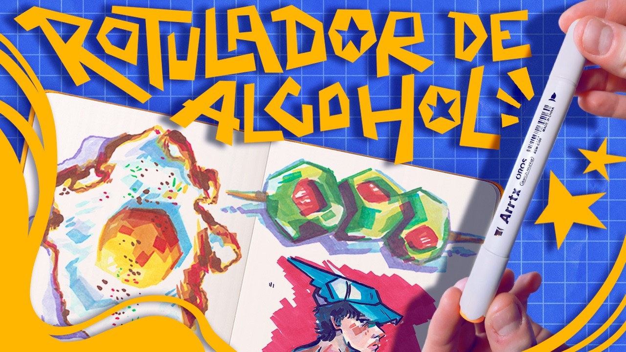 YouTube post by @ivArt for Arrtx. Caption reads: [...] ME THE MOST: ALCOHOL MARKERS | IvArt x Arrtx.