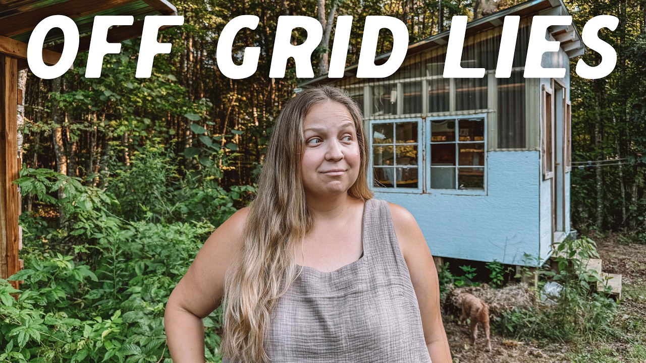 YouTube post by @HEYWANDERER for Battle Born Batteries. Caption reads: 9 things no one tells you about OFF GRID living.