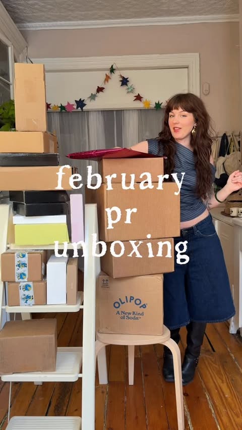 Instagram post by @winterooni for BAGGU. Caption reads: i know we're already half way through march but....