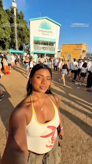 Instagram post by @tabithamary_ for Casamigos. Caption reads: [...] festival season is in full swing with....
