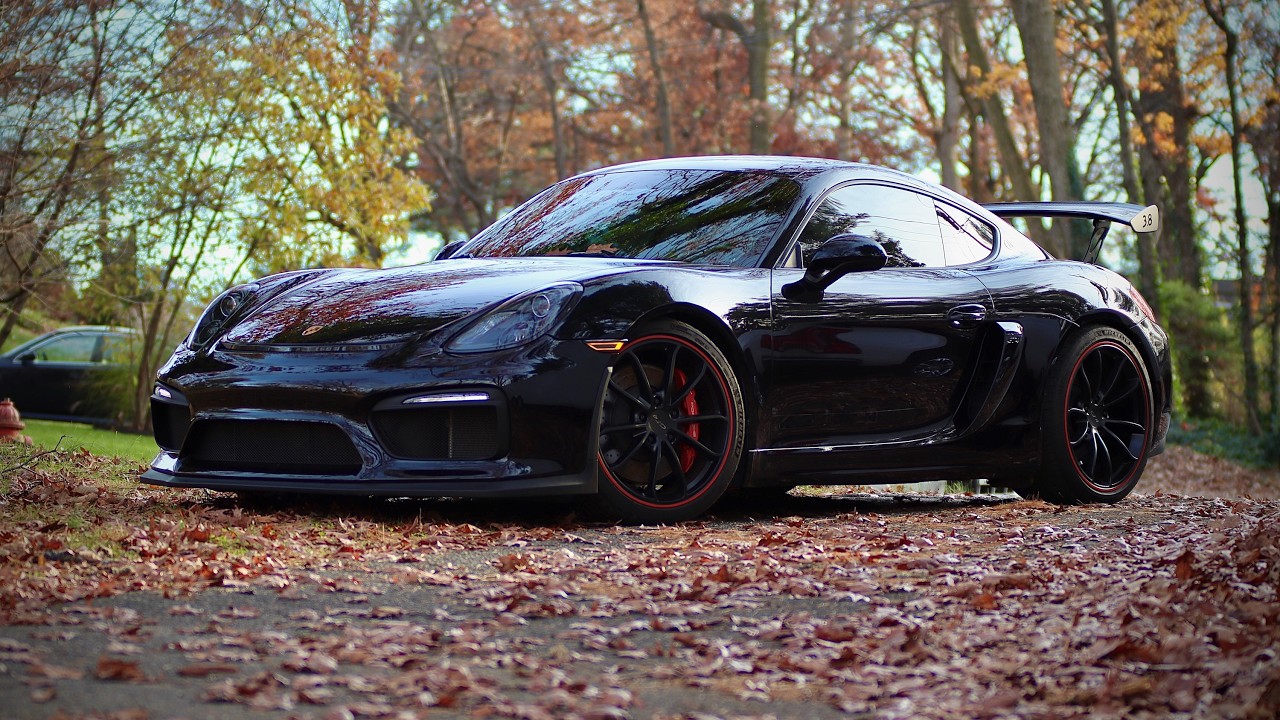 YouTube post by @matt13ross for Valvetronic. Caption reads: I Rebuilt the World's CHEAPEST Cayman GT4, but....