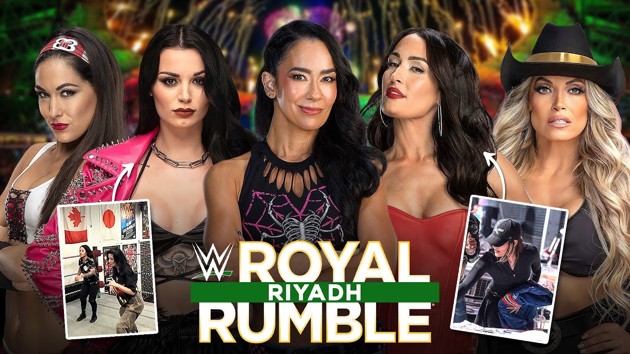 YouTube post by @RingTheBelle for Deezer. Caption reads: Every last minute Women’s Royal Rumble 2026 rumors....