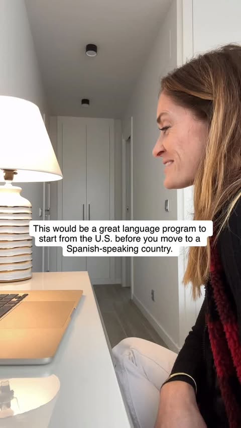 Instagram post by @goanddogood for Lingoda. Caption reads: [...] to step back to beginners classes with....