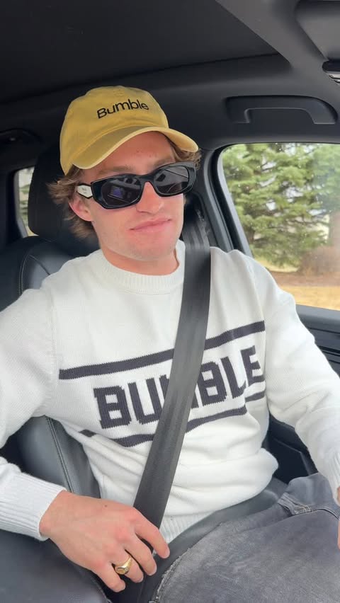 Instagram post by @jakepates for Bumble. Caption reads: [...] something about it and got on @bumble. y’all....