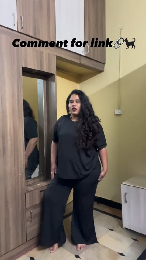 Instagram post by @deepthi_mahesh_kumar for Wishlink. Caption reads: Comment for link🔗🐈‍⬛#SelectedByWishlink....