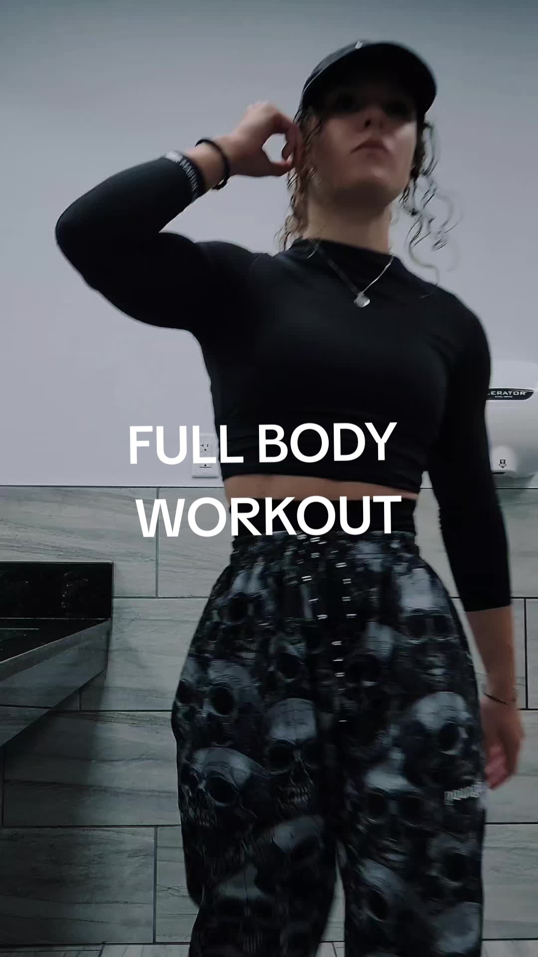 TikTok post by @krismarietv for Cellucor. Caption reads: full body lift // code KRIS @cellucor .