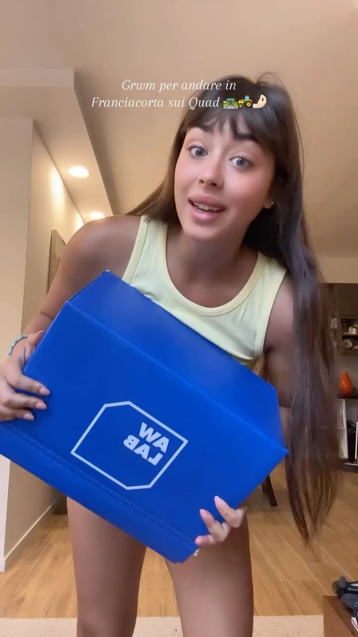 Instagram post by @iris_mulas for AW LAB. Caption reads: @awlab @puma.italy #invited.