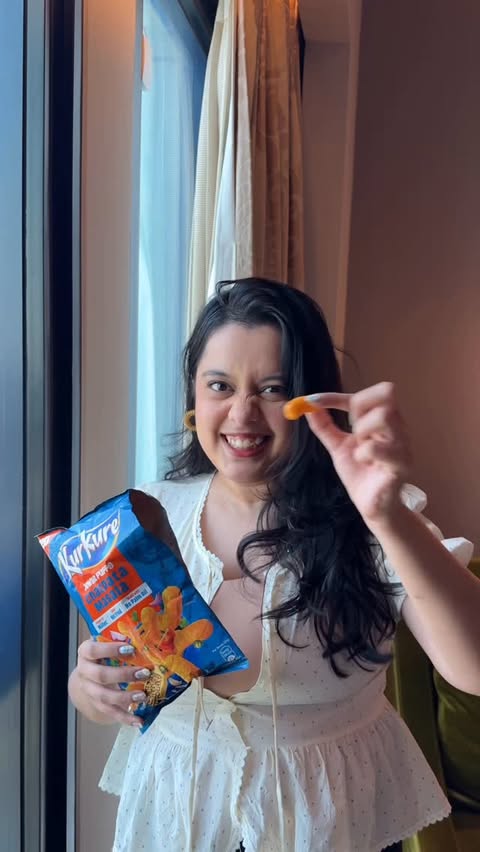 Instagram post by @zingyzest for Kurkure. Caption reads: Masaledar 🌶️ Mazedaar 🤌 Chatpata 😭✨ Kurkure....
