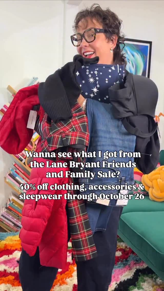 Instagram post by @wardrobe_oxygen for Lane Bryant. Caption reads: Through October 26th, save 40% at the @lanebryant....