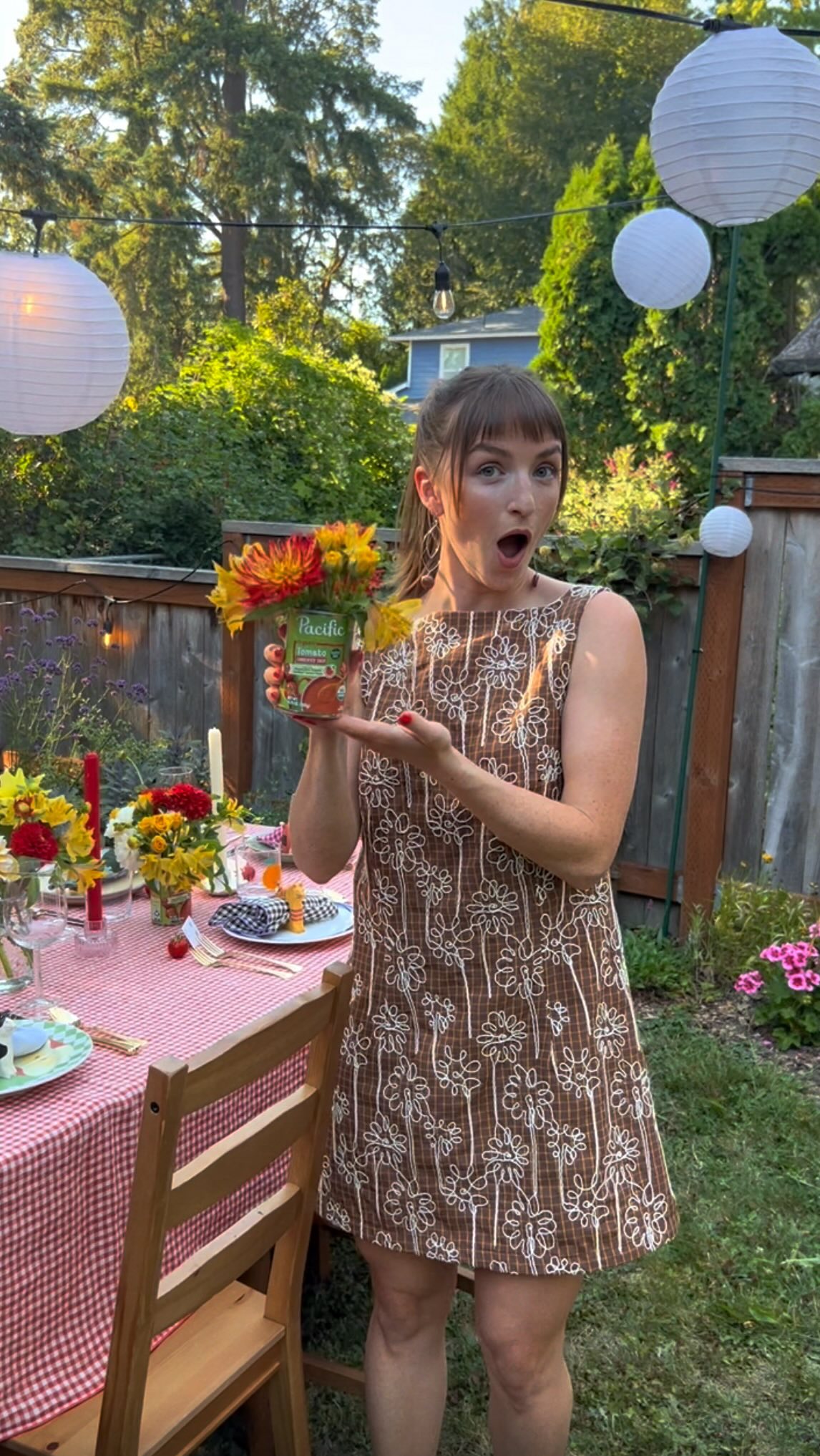 Instagram post by @cookingwithrel for Pacific Foods. Caption reads: What happens when a Broth Girl and a Tomato Girl....