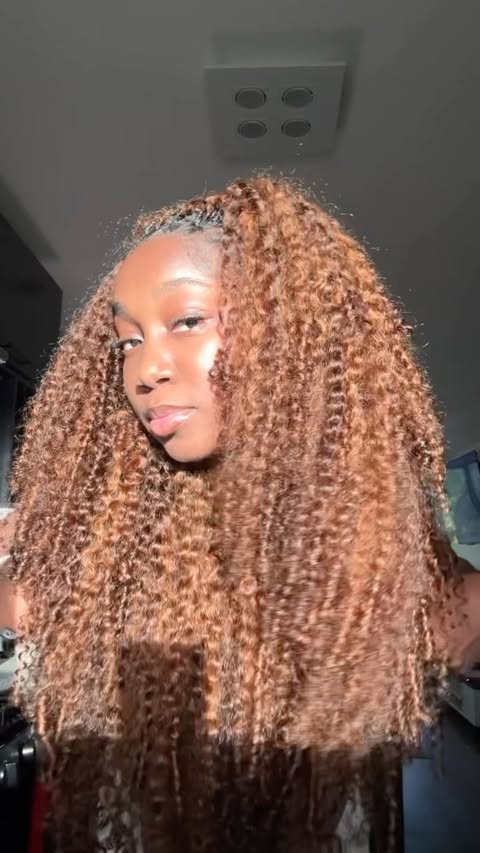 Instagram post by @naibeautystudio.tt for QVR Hair. Caption reads: Hair link in my bio! QVR Hair Crochet Hair -....