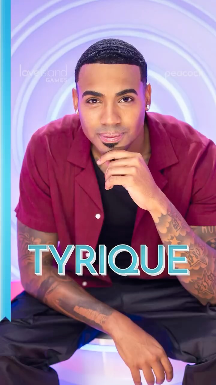 Instagram post by @tyriquehyde for Peacock TV. Caption reads: "You can tell a lot about someone by the way they....