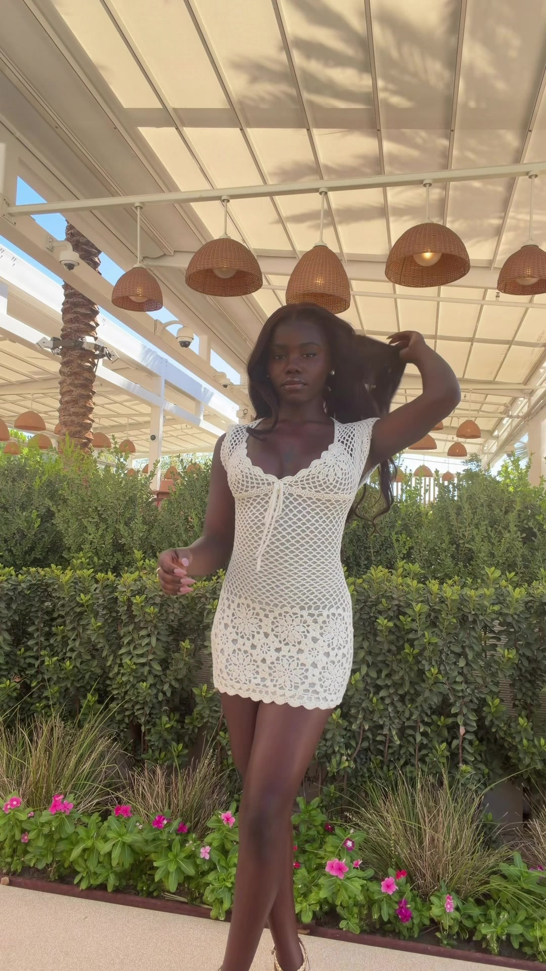 TikTok post by @jainay_b for Tiger Mist. Caption reads: Wearing my favorite @Tiger Mist dress under the....