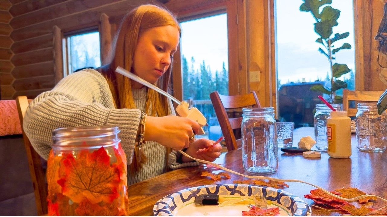 YouTube post by @LifeWithLexxy for Quince. Caption reads: Fall Vibes! Gettin’ Crafty….