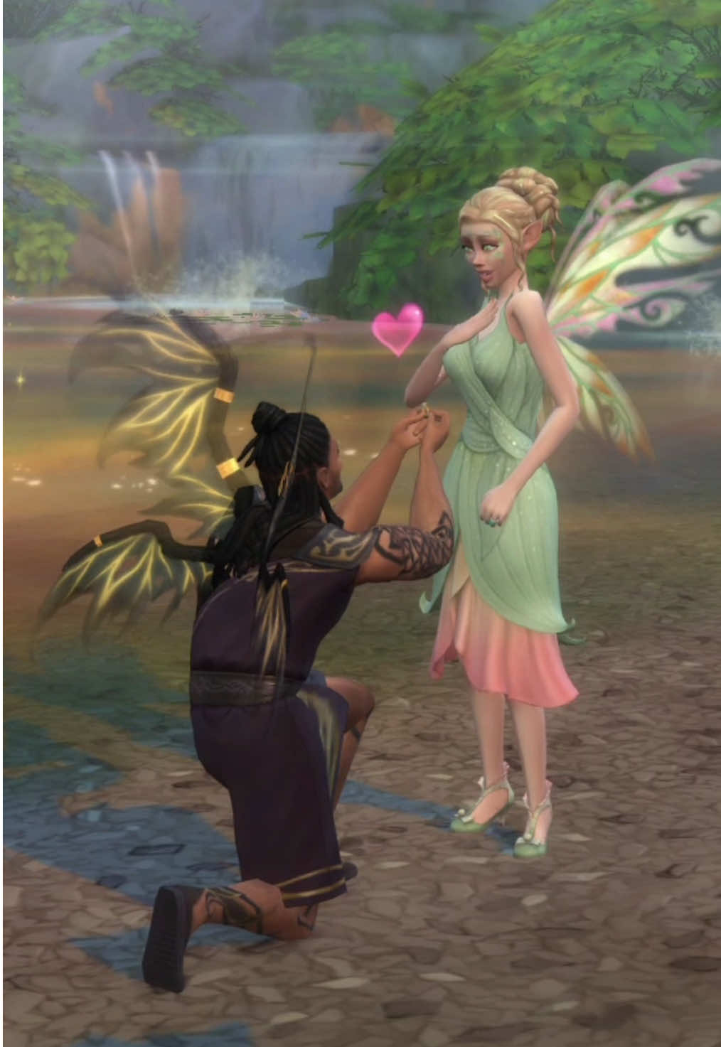 TikTok post by @sims_it_up for The Sims. Caption reads: Replying to @Wendy 🇳🇱🇧🇪🇪🇺 EA Partner🧚 @The....