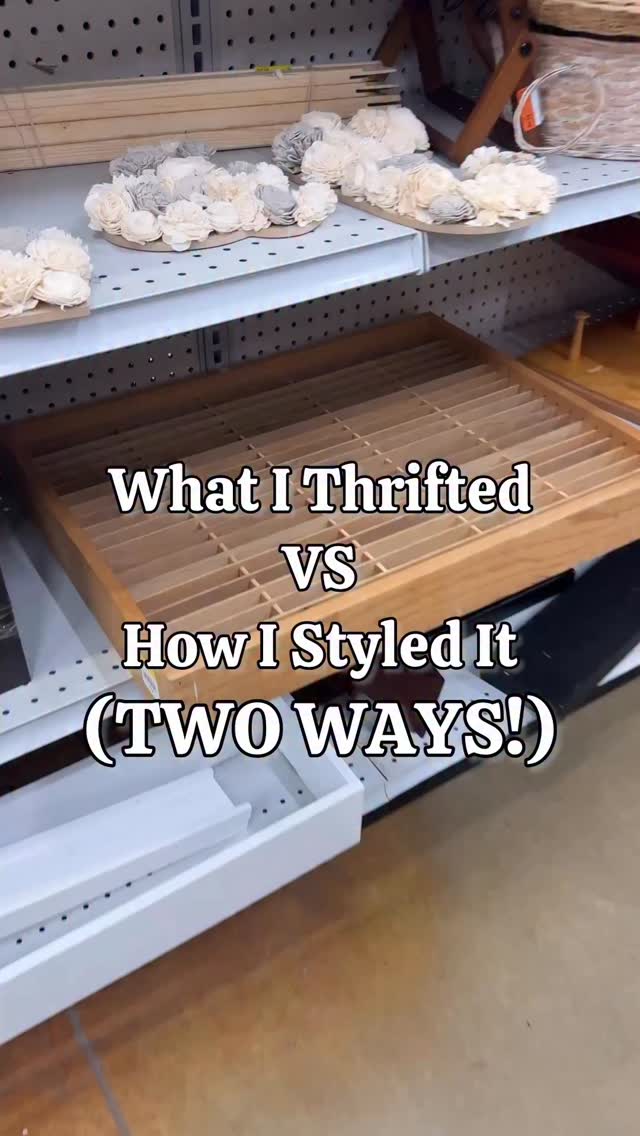 Instagram post by @sunrisevalleyfarm.co for Lenox. Caption reads: This $4.97 vintage cassette player made the....