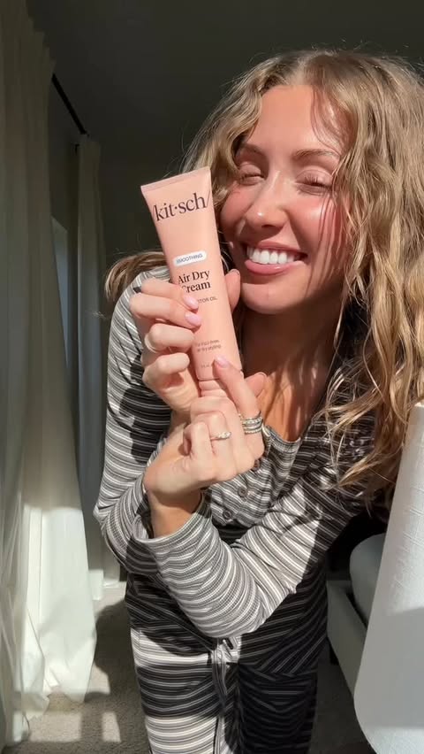 Instagram post by @lindsforthegirls for Kitsch. Caption reads: [...] have ever looked 🤭✨ I’ve been using the....