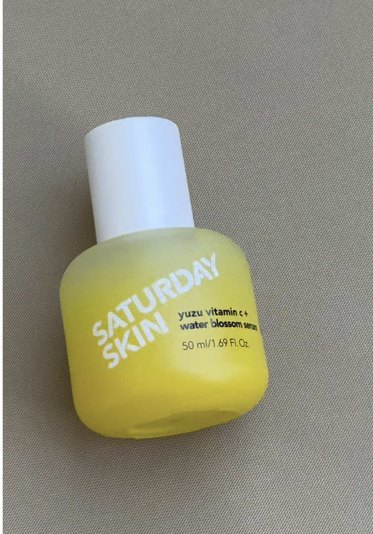 TikTok post by @redmone_ for Saturday Skin. Caption reads: gifted by Saturday Skin 💛 @Saturday Skin....