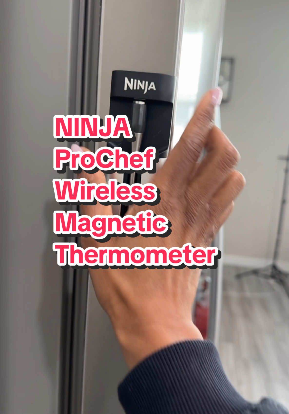 TikTok post by @roxtalksshow for Ninja Kitchen. Caption reads: [...] magnetic!? 10 out of ten @Ninja Kitchen .....