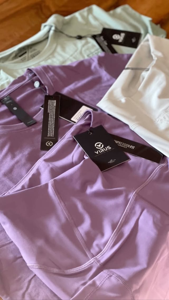 Instagram post by @susanne_lier_athlete for VIRUS. Caption reads: [...] the new Strong in the Wild collection of....