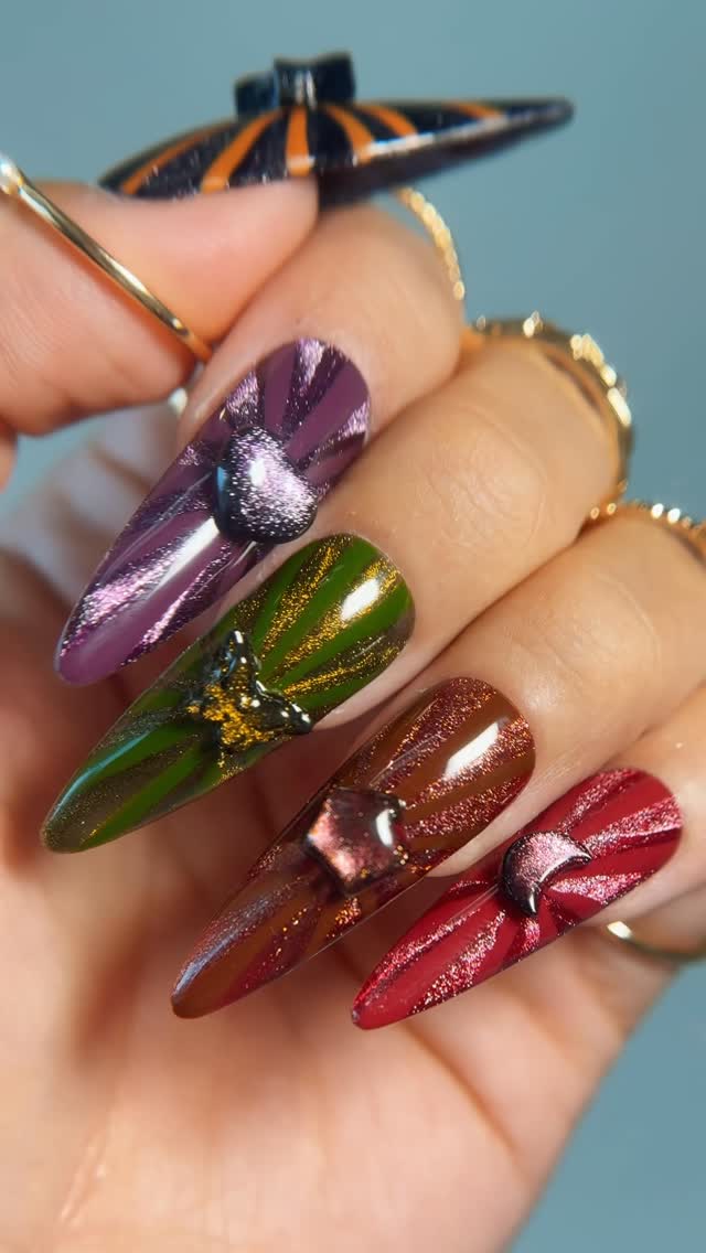 Instagram post by @nailsbynethan for Madam Glam. Caption reads: ✨ We’re thrilled to unveil our October collection....