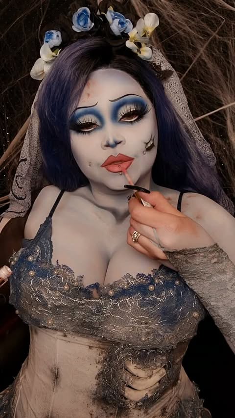 Instagram post by @sydneynicoleaddams for Mehron Makeup. Caption reads: [...] @glamlite Rick & Morty Palette* 🦋....