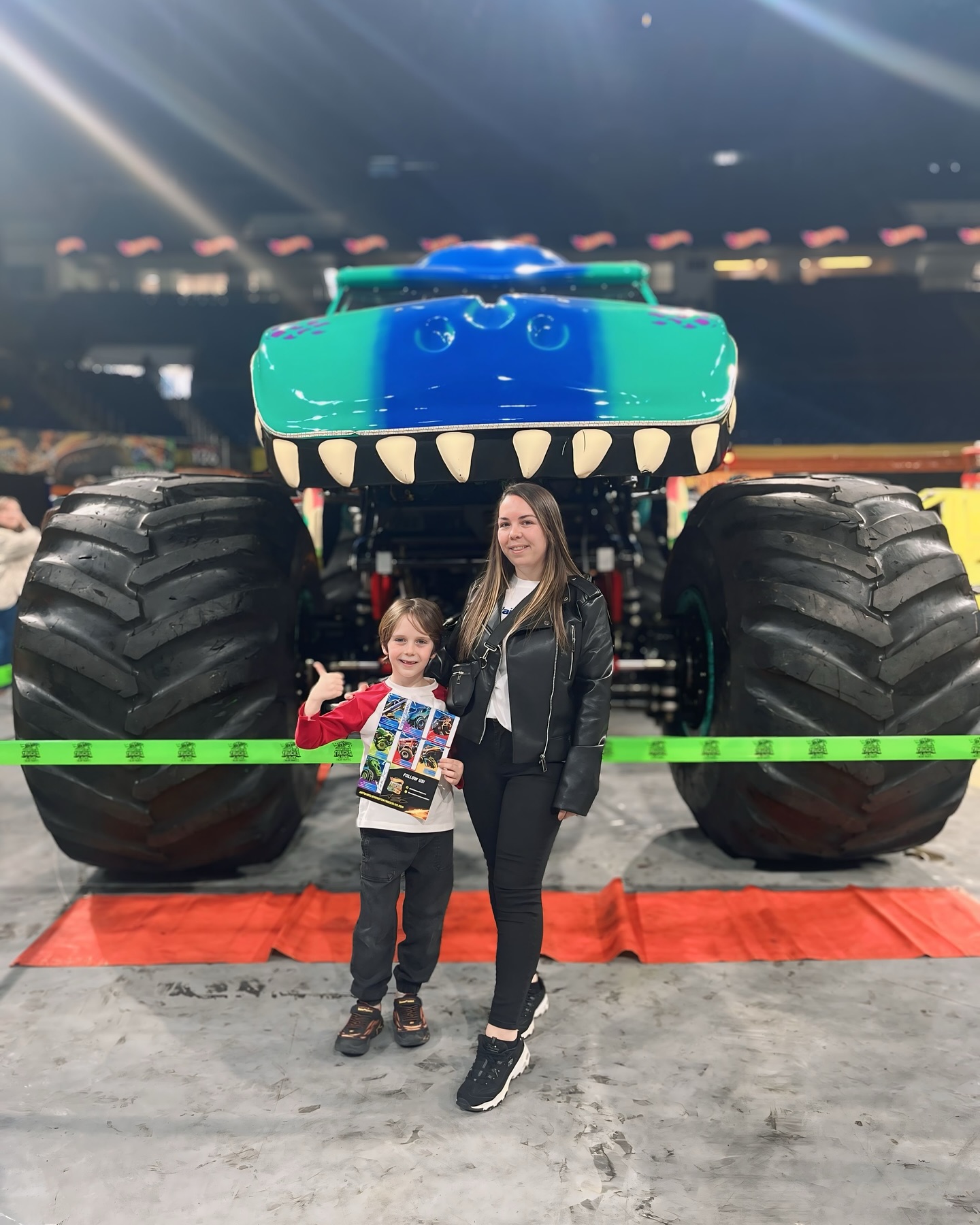 Instagram post by @mltemaygun for Hot Wheels. Caption reads: Hotwheels Monstertruckslive İstanbulda!
Rüzgar’ın....