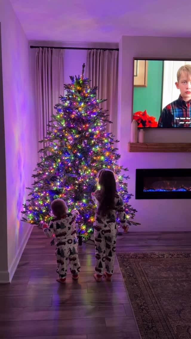 Instagram post by @_luubbaa for The Home Depot. Caption reads: this is our second year using an artificial tree....