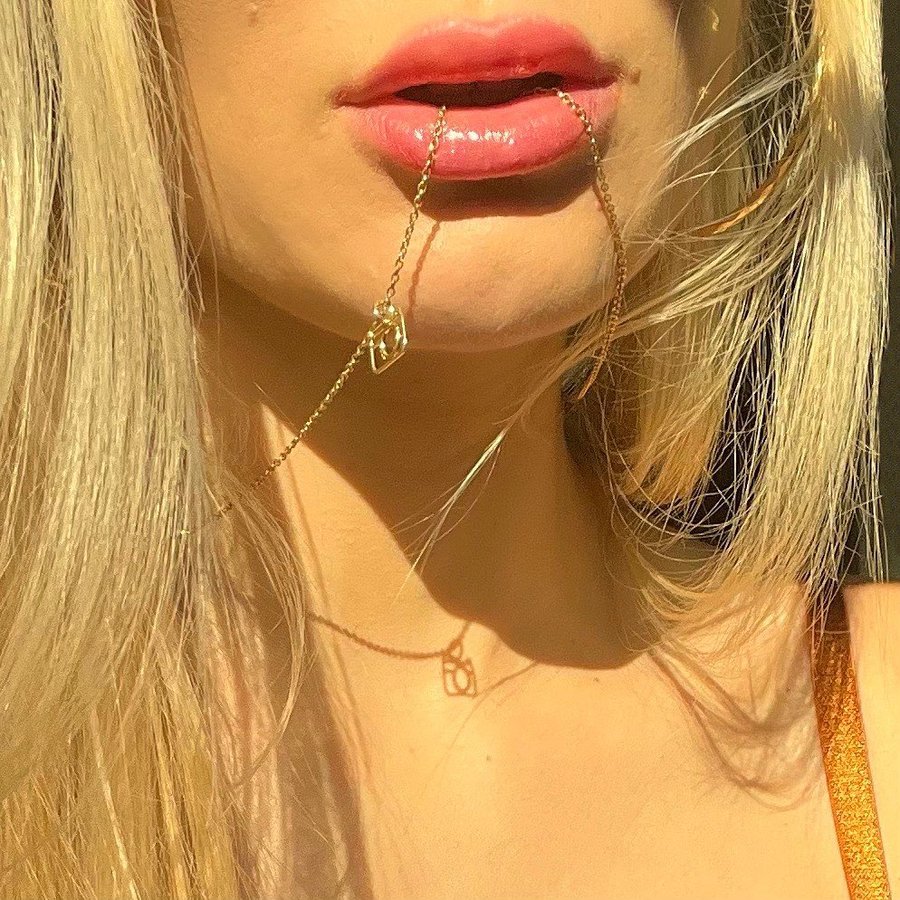 Instagram post by @aimeejoelleziering for Bryan Anthonys. Caption reads: [...] 📸 from Girl Yes jewelry brand Bryan....