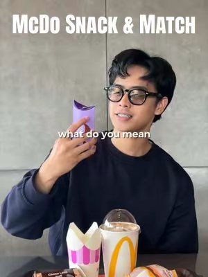 TikTok post by @mikeemacu for McDonald's Philippines. Caption reads: The comeback we've all been waiting for 😍 Enjoy....
