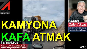 YouTube post by @ZaferAKCAY for WeTransfer. Caption reads: HEADBASHING A TRUCK | 5Sriders | Motorcycle....