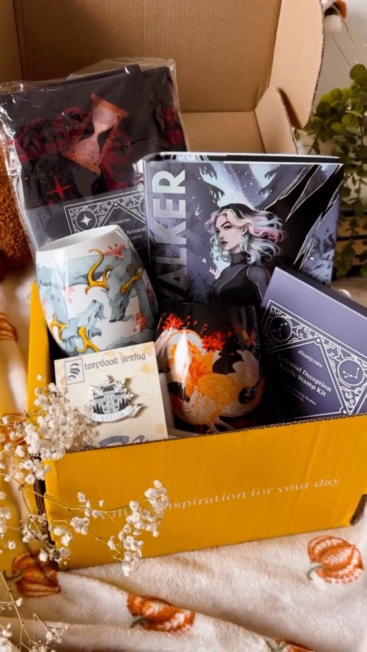 Instagram post by @adreamerontherun for Illumicrate. Caption reads: Let’s unbox @illumicrate August box together! The....