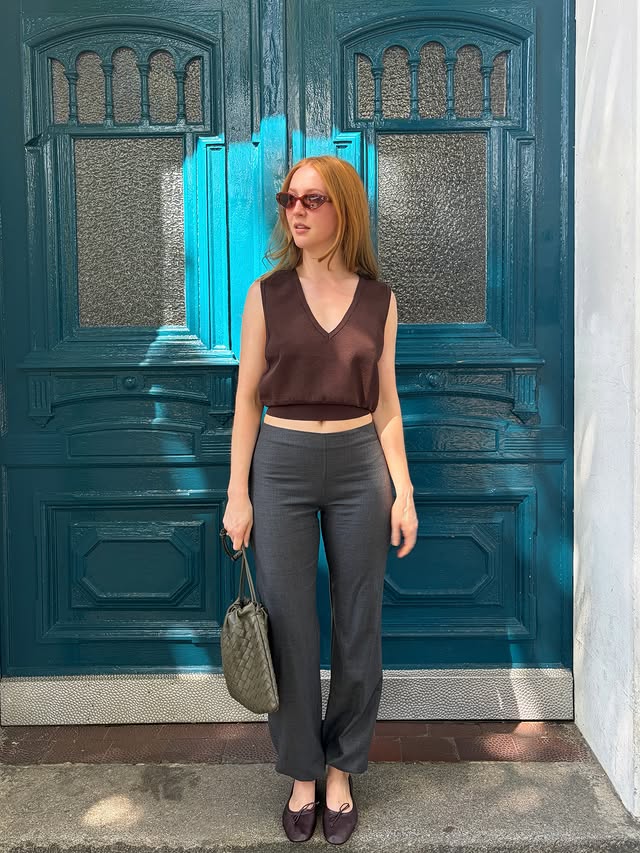 Instagram post by @gina.stiebitz for Jimmy Fairly. Caption reads: Late summer stroll *verlinkung/gifted.