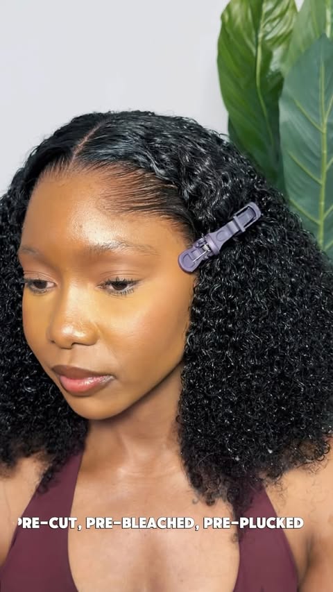 Instagram post by @oceansgrey for Luvme Hair. Caption reads: [...] Lagos Hairline Jerry Curl unit from....
