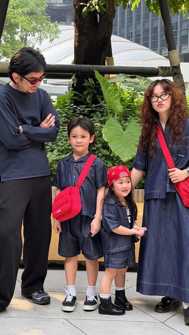 Instagram post by @tvoquvu for Beyond The Vines. Caption reads: Family in sync ❤️ @beyondthevinesthailand....