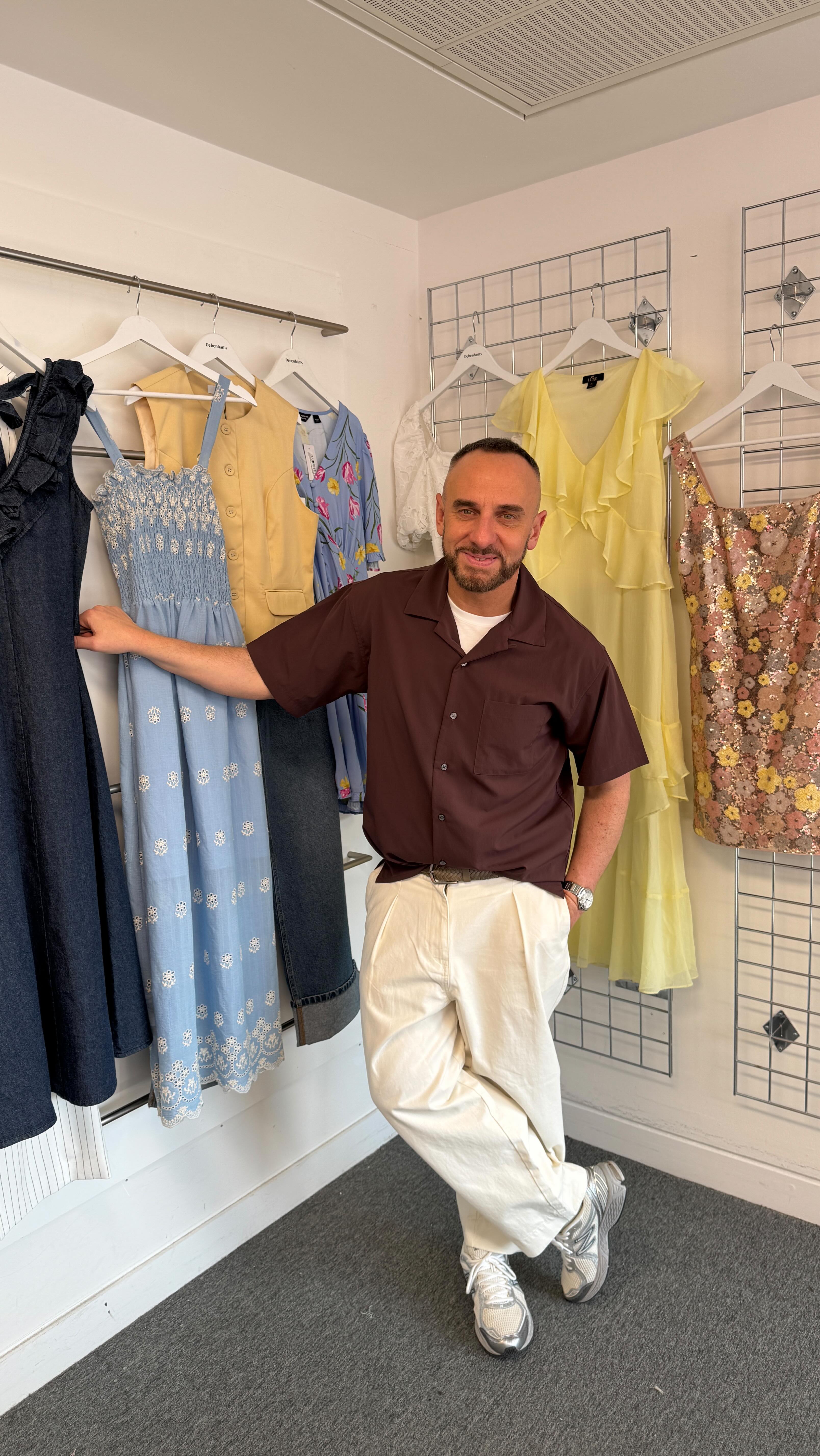 Instagram post by @markheyesstylist for Dorothy Perkins. Caption reads: Here’s a quick run down of some of the latest....