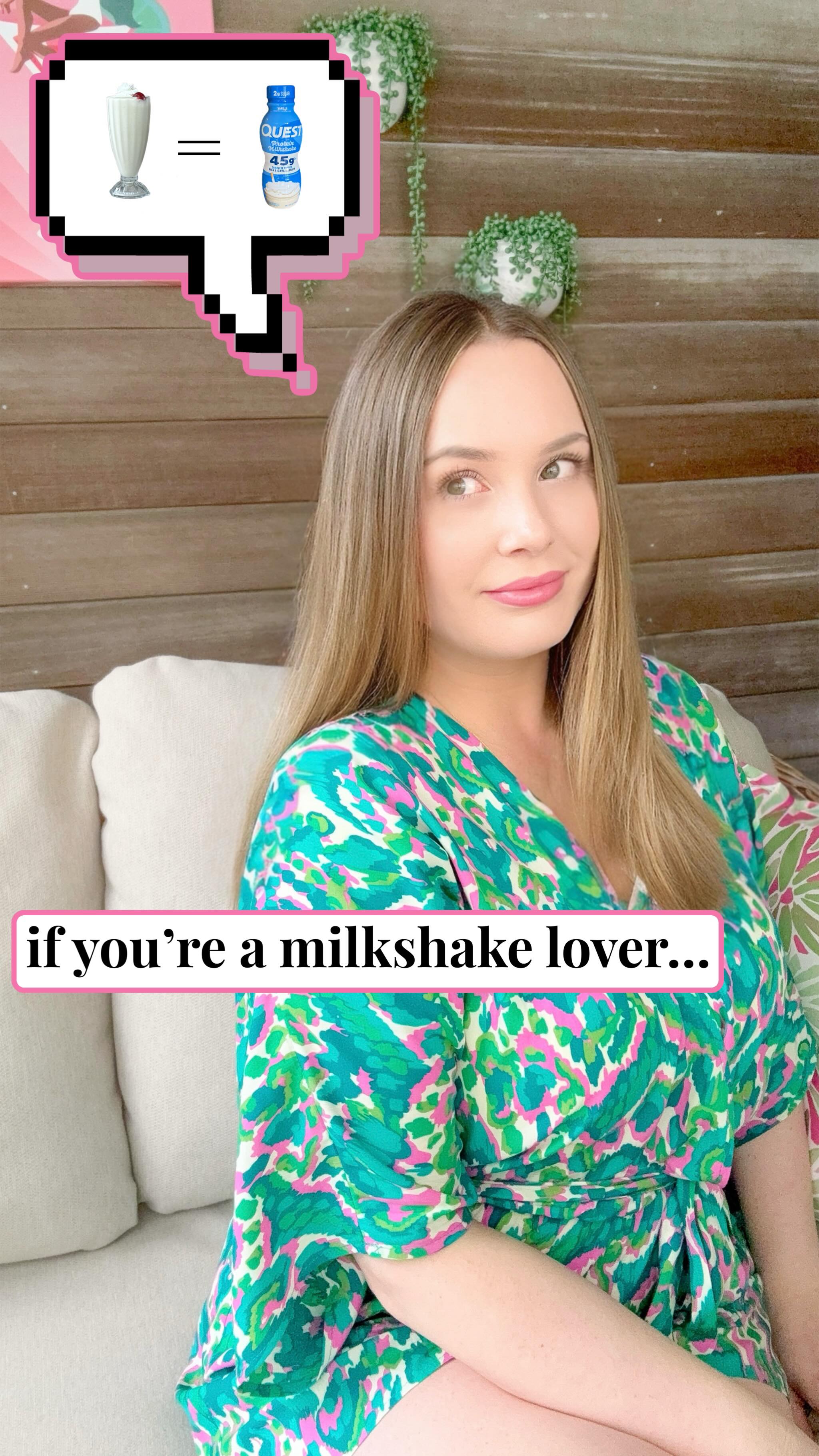 Instagram post by @alexkwillslay for Quest Nutrition. Caption reads: I love a good milkshake but nutritionally does it....