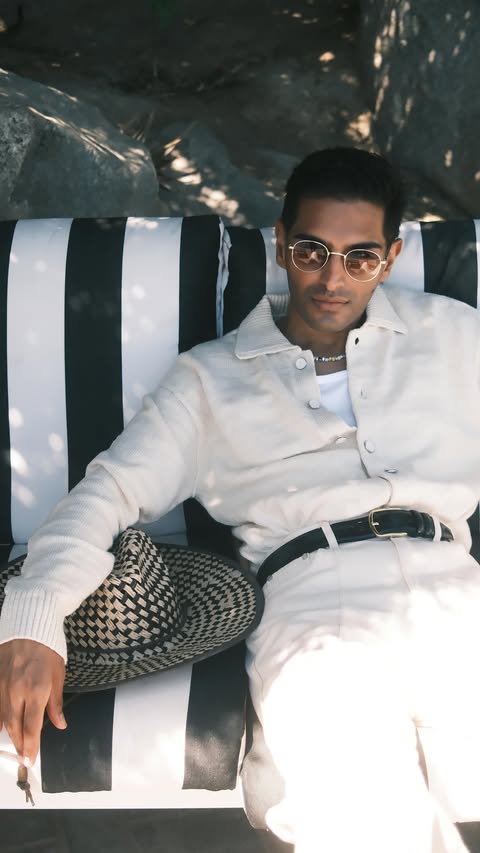 Instagram post by @rahi_chadda for REVOLVE MAN. Caption reads: grwm for #REVOLVEfestival @revolve @revolveman....