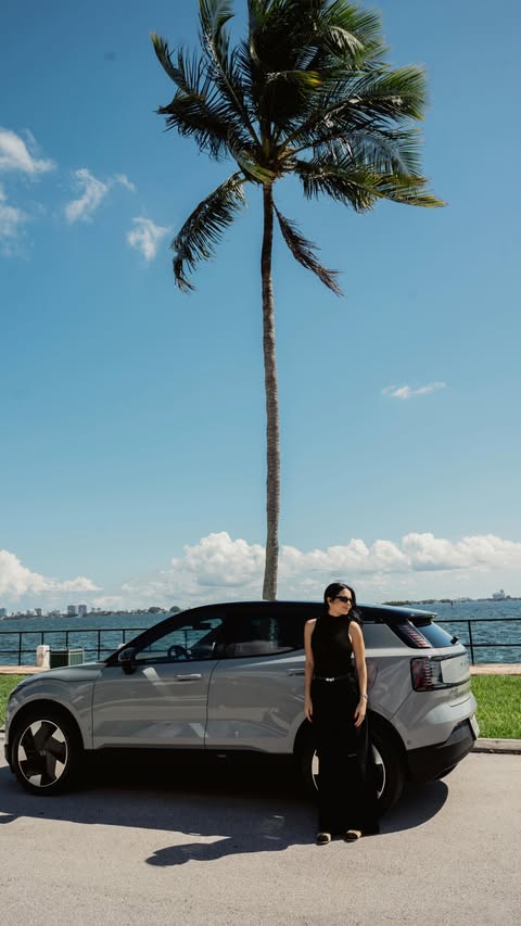 Instagram post by @angierosciano for Volvo Cars. Caption reads: #ad Elegance meets innovation. 
For me, styling is....