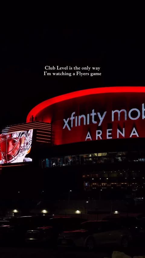 Instagram post by @secretphiladelphia for Bank of America. Caption reads: [...] watching the Flyers from the Bank of America....