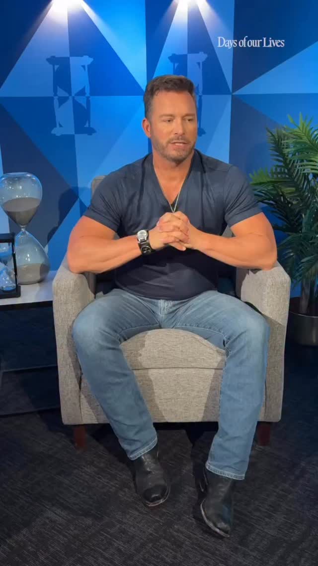 Instagram post by @ericmartsolf for Peacock TV. Caption reads: Eric Martsolf looks back on the 2005–2015 era of....