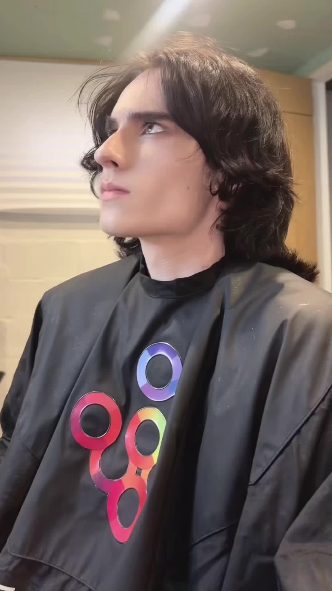TikTok post by @derpyxdrawr for Based BodyWorks. Caption reads: Save your haircut with @BASED.