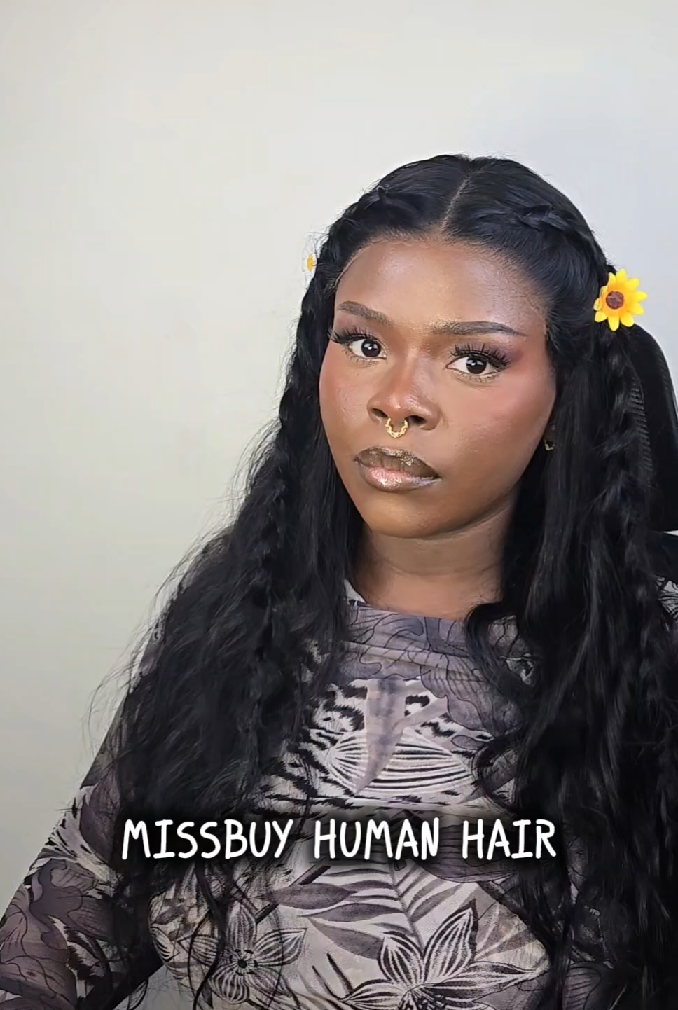 TikTok post by @tess_banks_ for Celie Hair. Caption reads: Easy way to style your glueless wig. this is from....