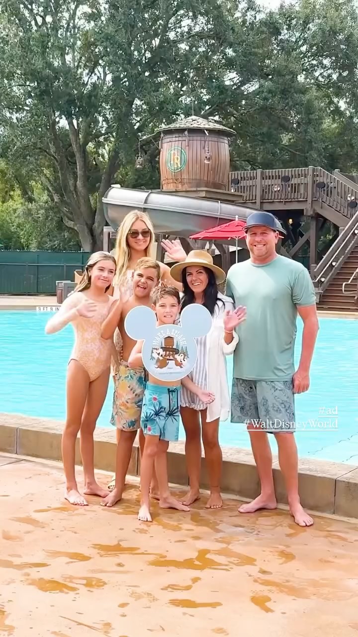 Instagram post by @carcabaroad for Walt Disney World. Caption reads: #ad #WaltDisneyWorld // At the Cabins at Disney’s....