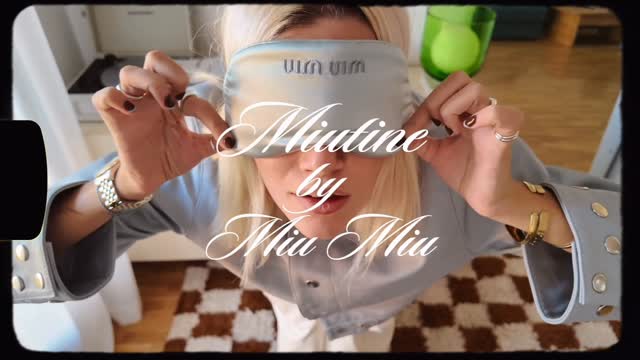 Instagram post by @luciadeluis for Miu Miu. Caption reads: #Miutine by @miumiu 🎀 publi.