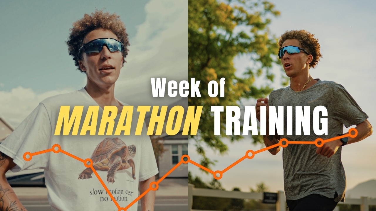 YouTube post by @AdamWoodRuns for Ucan. Caption reads: [...] Together Marathon Series INTERESTED IN UCAN?....