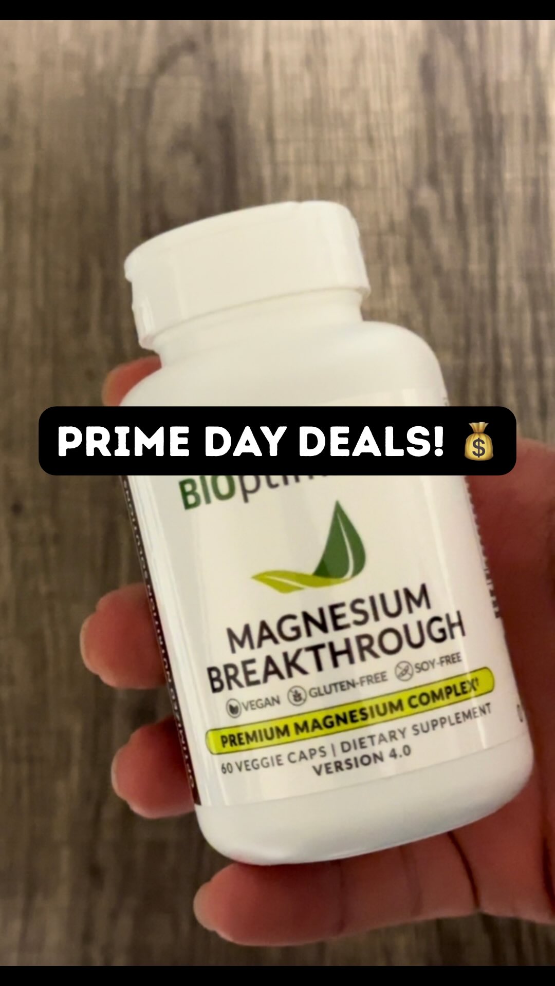 Instagram post by @stevedaboss for Amazon Prime. Caption reads: Prime Day is here! Check out @bioptimizers for....