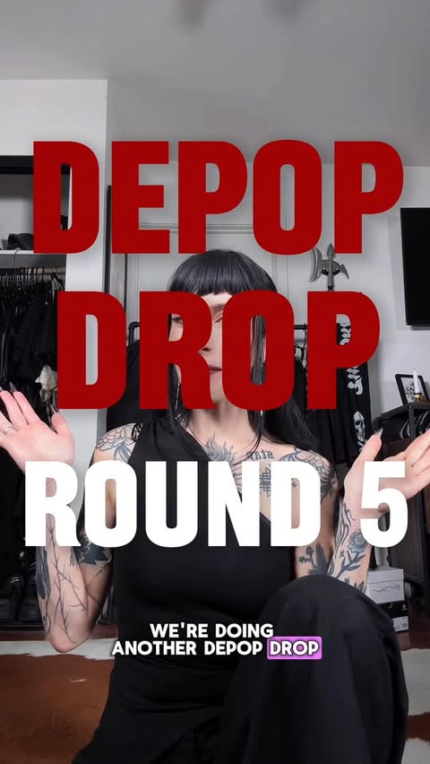 Instagram post by @yung.planet for Depop. Caption reads: Girlypops we’re going another round - @depop drop....