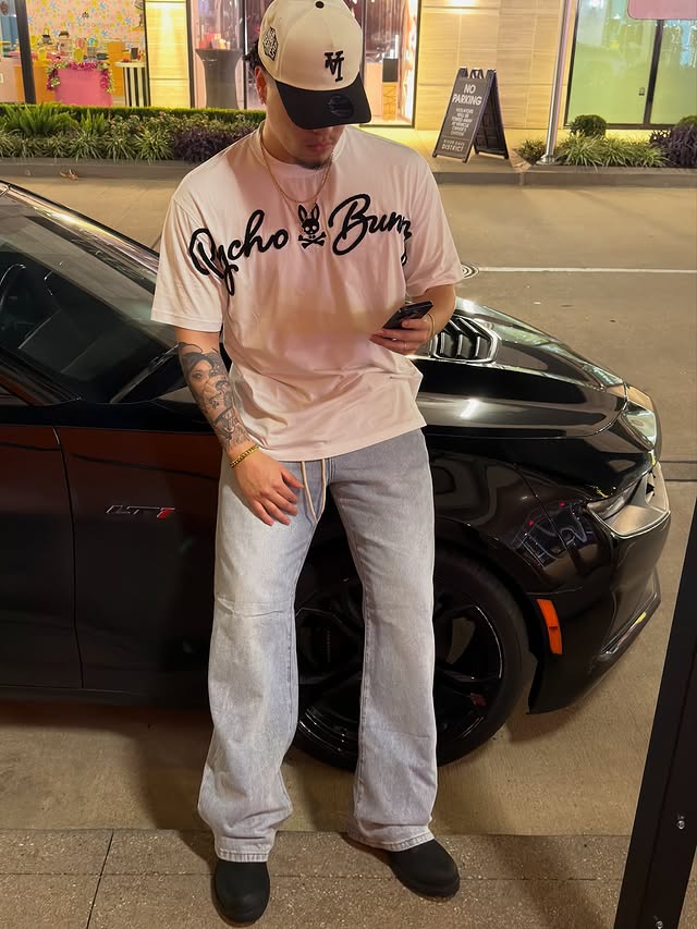 Instagram post by @_diegosotoo for Psycho Bunny. Caption reads: What I’ve been wearing lately from Psycho Bunny’s....